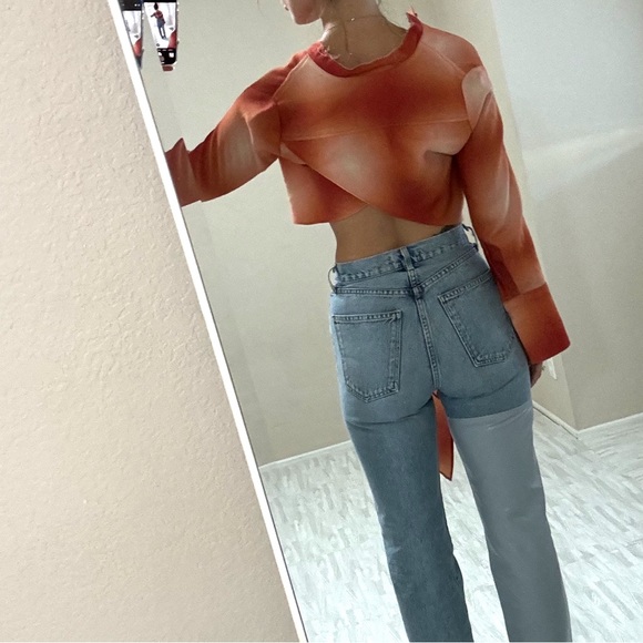 Cult Gaia Button Up Tie Top - Picture 3 of 14